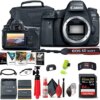 Canon EOS 6D Mark II DSLR Camera (Body Only) (1897C002), 64GB Memory Card, Case, Photo Software, LPE6 Battery, Card Reader, Flex Tripod, HDMI Cable, Hand Strap + More (Renewed)