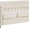 Morden Fort Couches for Living Room, Sofas for Living Room Furniture Sets, Sofa, Fabric, Velvet Beige