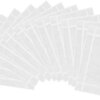 Pearl Linens Cotton Bath Mats for Bathroom Tub, Bath Mat Towel Hotel 12 Pack, Washable Bath Mat for Bathroom Floor (Not a Bathroom Rug), Super Soft Shower Bath Mat, Ultra Absorbent, White, 18 X 25 in