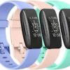 3 Pack Silicone Ace 3 Bands Compatible with Fitbit Ace 3 Bands for Kids Girls Boys, Soft Skin-Friendly Waterproof Adjustable Watch Band Strap Bracelet Accessories for Fitbit Ace 3 Kids Children