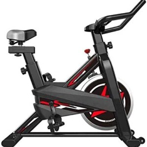 ATAAY Stationary Bike Exercise Equipment Exercise Bikes Home Adjustable Ultra-Quiet Fitness Exercise Pedal Spinning Bike for Gym Home Cardio Workout Machine Training