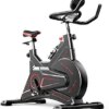 ATAAY Stationary Exercise Bike Indoor Cycling Bike Fitness Stationary All-Inclusive Flywheel Bicycle with Resistance for Gym Home Cardio Workout Machine Training