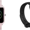 Amazfit Bip S Lite Smart Watch Fitness Tracker(Pink) & Band 5 Activity Fitness Tracker with Alexa Built-in, 15-Day Battery Life, Blood Oxygen, Heart Rate, Sleep & Stress Monitoring, Black