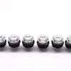 Arcity 6 Pcs/Lot 28mm Arcade LED Push Buttons Illuminated Start Select Pause Exit Mode Turbo Lit White with Microswitch for Arcade Machine Games Console Parts 5V