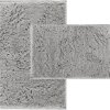 Bathroom Rugs Ultra Soft Chenille Bath Rugs Sets 2 Piece Bath Mats , Non-Slip and Absorbent Shaggy Rugs, Easy Wash and Dry, Perfect Plush Carpet Mats for Tub, Shower, Bathroom Mats