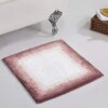 Better Trends Torrent Collection is Ultra Soft, Plush and Absorbent Tufted Bath Mat Rug 100 Percent Cotton in Vibrant Colors, 24" Square, Rose