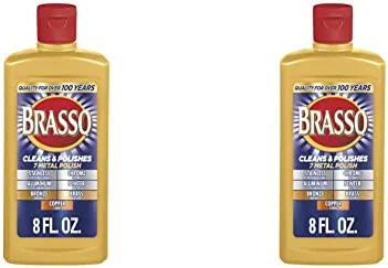 Brasso-2660089334 Multi-Purpose Metal Polish, 8 oz (Pack of 2)