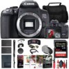 Canon EOS Rebel T8i DSLR Camera (Body Only) (3924C001) + 64GB Memory Card + Charger + LPE17 Battery + Card Reader + Corel Photo Software + Case + Flex Tripod + HDMI Cable + Hand Strap + More (Renewed)