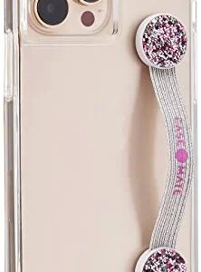 Case-Mate Elastic Strap Phone Grip - Finger & Hand Phone Holder, Mobile & Tablet Phone Strap - For iPhone 14 Pro Max/ 13 Pro Max/ 12 Pro Max/ 11/ S22 Ultra/ Pixel 7, 3M Supreme Adhesive - Pink Glitter