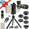 Cell Phone Camera Lens Kit, SEVENKA 18X Telephoto Lens with Remote Shutter, Tripod, Fisheye, Macro and Wide Angle Lens for iPhone 11 Pro Max X XS Max XR/8/7/6/6s Samsung Android Smartphone