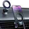 Compatible with Magsafe Car Mount, Magnetic Phone Holder for Car [Strongest Magnets],2 in 1 Super Stable Dashboard & Air Vent Car Phone Mount Fit for iPhone 14/14 Pro/14 Max/13/13 Pro All Phones