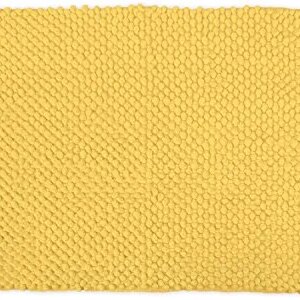 DII Popcorn Bath Rug, 17x24, Yellow