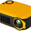 Feilx Mini Projector 2022 Upgraded Portable Video-Projector, Mini Portable Projector 1080P LCD 50,000 Hours Lamp Life Home Theater Video Projectors Support Power Bank for TV Box/Xbox