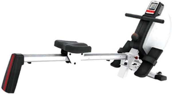 Fitness Rowing Machine Weight Loss Machine Rowing Machine Magnetic Folding 8 Adjustable Tension Resistance Ultra Silent Cardio Training with LCD Monitor