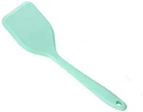 GIZTAT,Cookware Silicone Shovel Beef Meat Egg Fish Frying Pan Scoop Fried Shovel Spatula Cooking Utensils Nonstick Gadgets Kitchen Tools (Color : Light Green)