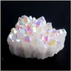 Health & Household 1PC Natural Aura White Quartz Crystal Cluster Electroplated Color Point Shiny Rockquartz Ornament Healing Home Decor Gift