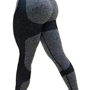 KIWI RATA Women's High Waist Workout Compression Seamless Fitness Yoga Leggings Butt Lift Active Tights Stretch Pants