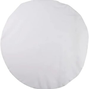 LA Linen Polyester Poplin Washable Round Tablecloth, Stain and Wrinkle Resistant Table Cover 51", Fabric Table Cloth for Dinning, Kitchen, Party, Holiday 51-Inch, White, (TCpop51R_WhiteP11)