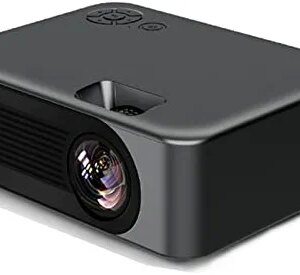 LEUYA Mini Projector for Office Family. LED Projector Home Smart TV Box. for Home Theater Cinema 4K Video Via HD Port,Black