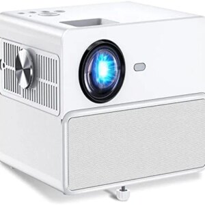 LEUYA WiFi Projector. 1080P HD Portable Movie Projector with HiFi Bluetooth Speaker. Native 4K 7500L Video Protectors Compatible with TV Stick HDMI VGA USB AV for Home Theater/Outdoor Cinema