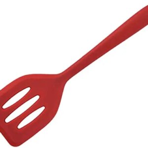 LIANAIgc Spatula 1pcs Silicone Turners Gadgets Kitchen Tools Egg Fish Frying Pan Scoop Fried Shovel Spatula Cooking Utensils Nonstick Tool (Color : Red2)