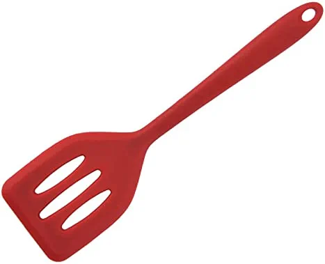 LIANAIgc Spatula 1pcs Silicone Turners Gadgets Kitchen Tools Egg Fish Frying Pan Scoop Fried Shovel Spatula Cooking Utensils Nonstick Tool (Color : Red2)