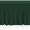 Lann's Linens - 90" x 156" Premium Tablecloth for Wedding / Banquet / Restaurant - Rectangular Polyester Fabric Table Cloth - Hunter Green