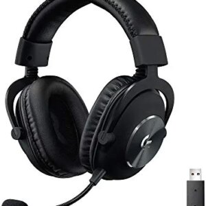 Logitech G PRO X Wireless Lightspeed Gaming Headset with Blue VO!CE Mic Filter Tech, 50 mm PRO-G Drivers, and DTS Headphone:X 2.0 Surround Sound