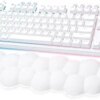 Logitech G715 Wireless Mechanical Gaming Keyboard with LIGHTSYNC RGB, LIGHTSPEED, Linear Switches (GX Red), and Keyboard Palm Rest, PC/Mac Compatible - With $20 SIMS Spa Day Game Pack - White Mist