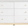 MOD 60"W 6-Drawer Double Dresser