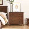 MUSEHOMEINC Mid Century Solid Wood Three Drawer Dresser