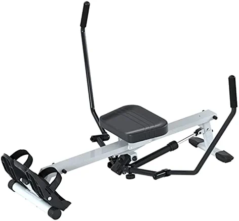 Magnetic Rower Rowing Machine for Home Use Foldable,12 Level of Quiet Magnetic Resistance with LCD Monitor and 360° All-Round Paddling for Cardio Training