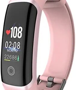 Mikikit Kids Sleep Men Alarm Band Blood Monitor Bracelet Daily Wristband Fitness Resistant Pink Oxygen Water Women for Watches Heart Rate