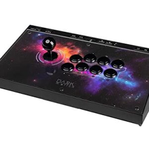 Monoprice Arcade Fighting Stick Controller, Retro Gaming, Arcade Joystick, USB Port, Compatible with Windows, Xbox One, PlayStation 4, Nintendo Switch, and Android - Dark Matter Series