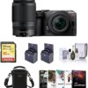 Nikon Z 30 Mirrorless Camera with 16-50mm & 50-250mm Lens, Bundle with Corel PC Photo & Video Editing Software Suite, 32GB SD Memory Card, Bag, 62mm and 46mm UV, CPL and ND Filters