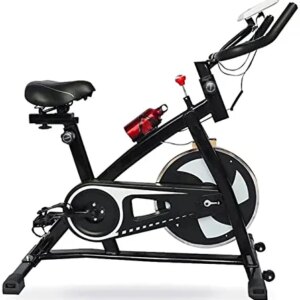 OGMAY Home Mute Sports Training Exercise Bike Weight Loss Gym Spinning Exercise Bikes Spinning Bicycle Machine Fitness Equipment