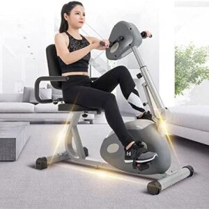 OGMAY Middle-Aged and Elderly Upper and Lower Limb Training Machine Household Recovery Equipment Electric Bedroom Exercise Bike