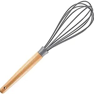 OSBYDddq Wisk Manual Egg Beater Kitchen Mixer Egg Beaters Whisk Kitchen Gadgets Egg Cream Stirring Kitchen Baking Pastry Cooking Tool (Color : Gray)