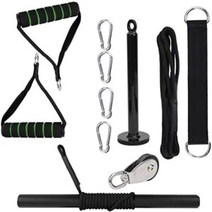 OhhGo . Fitness Training DIY Fitness Device pully Exercise 11Pcs/Set DIY Fitness Accessories Home Strength Training Device Fitness Training DIY Fitness Working Out