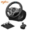 PXN Xbox Steering Wheel, V9 Driving Gaming Steering Wheel 270/900 ° Car Simulation with Pedal and Shifter, Stainless Steel Paddle Shifter for PS4, Xbox Series X|S, PS3, PC, Xbox One, Nintendo Switch