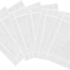 Pearl Linens Cotton Bath Mats for Bathroom Tub, Bath Mat Towel Hotel 6 Pack, Washable Bath Mats for Bathroom Floor (Not a Bathroom Rug), Soft Shower Bath Mat, Absorbent, White, 20 X 30 in