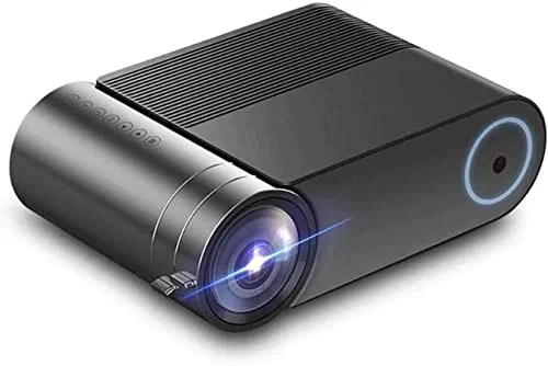 QINERSAW Video Projectors, Mini Portable Video Projector Mini Projector, Full HD 1080P 140”Display Supported; Outdoor Movie Projector, Compatible with Fire TV Stick, PS4, HDMI, VGA, AV and USB