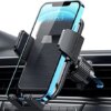 Qifutan Phone Mount for Car Vent [2022 Upgraded Clip] Cell Phone Holder Car Hands Free Cradle in Vehicle Car Phone Holder Mount Fit for Smartphone, iPhone, Cell Phone Automobile Cradles Universal