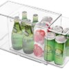 Refrigerator Organizer Bins, Refrigerator Storage Bins Drawers Stackable Clear Fridge Organizer - BPA Free Plastic Storage Drawers