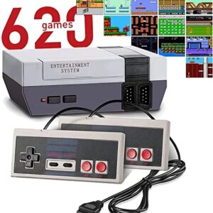 Retro classic game console,mini system built in 620 games and 2 controllers,8-bit video game system,classic game,old game system