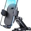 Ruiwwo Phone Mount for Car, Car Phone Holder Dashboard & Windshield, [Strong Suction] Universal Cell Phone Holder Car Compatible with iPhone 13 Pro Max/12/11/XS/8 and More