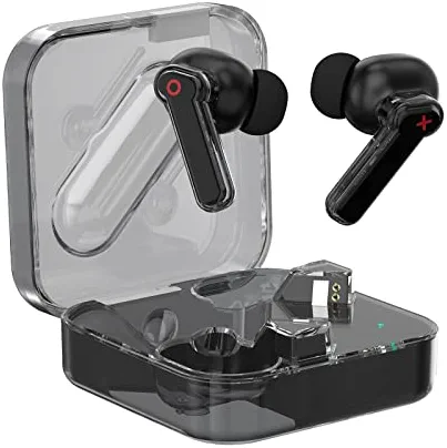 SIXTHGU Wireless-Earbuds-Bluetooth-Ear-Buds, Wireless in-Ear Headphones Earphones with Transparent Charging Case Noise Cancelling Headset Deep Bass Long Battery Headphones with Mic for iPhone Android