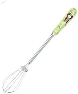 SOFULU Wire Whisk Egg Beater Coffee Milk Drink Mini Mixer Ceramic Handle Stirring Whisk Frother Foamer Practical Kitchen Gadgets (Color : A)