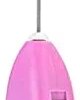 SOFULU Wire Whisk Frother Stainless Steel Whisk Egg Beater Kitchen Gadget Self Turning Egg Stirrer Kitchen Accessories Egg Tools (Color : Pink)