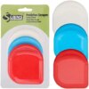 SULLINS Pan Scraper, Pack Of 3 Dish Scraper, Multicolor Set, Ideal Plastic Scraper Tool Kitchen, Silicone Grip For Dishwashing, Our Pot Scraper Is A Multipurpose Kitchen Tool For Your Scraping Needs